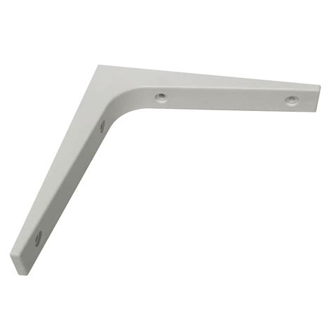 white metal shelf brackets|strong white shelf brackets.